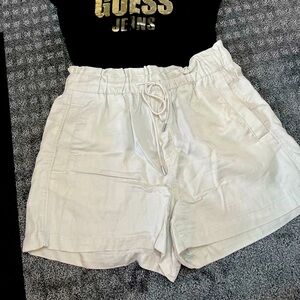 Loft, 100% Lyocel, drawstring waist shorts. Size S